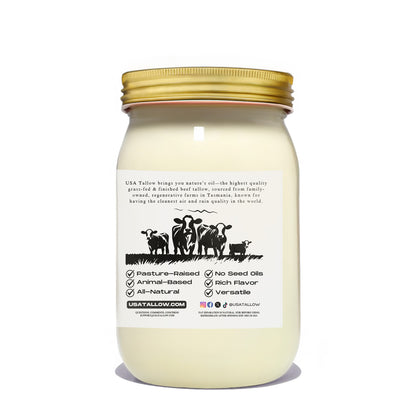 100% Grass-Fed & Finished Beef Tallow