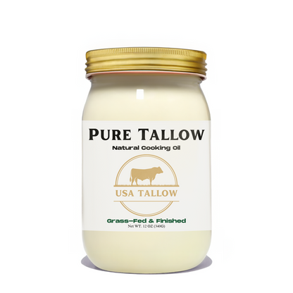 100% Grass-Fed & Finished Beef Tallow